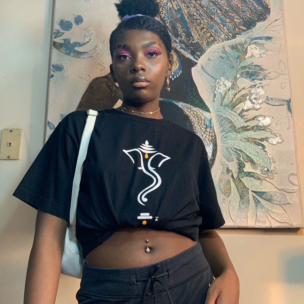 Basic Black Oversized Tee